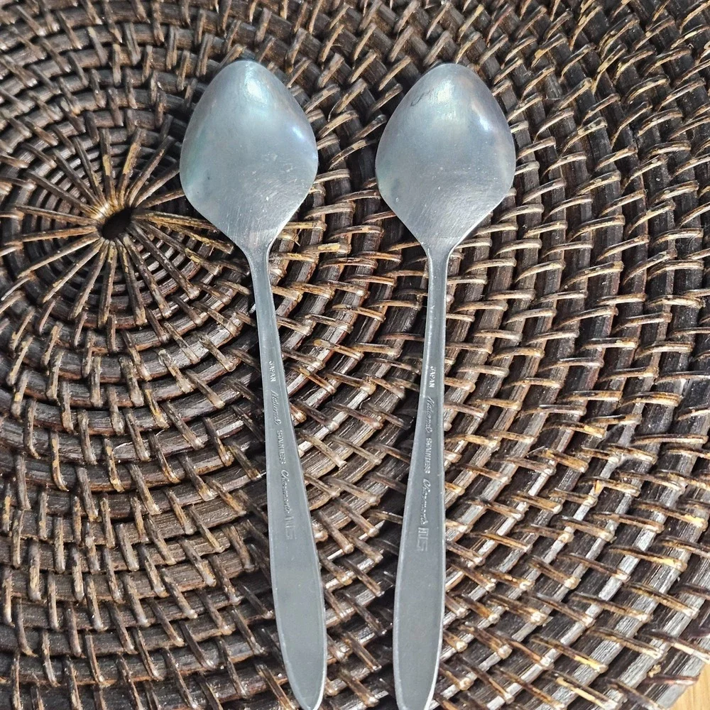 National Stainless‎ CHARMANTE Japan Set of 2 Spoons